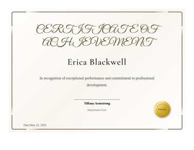 Certificate Rev A