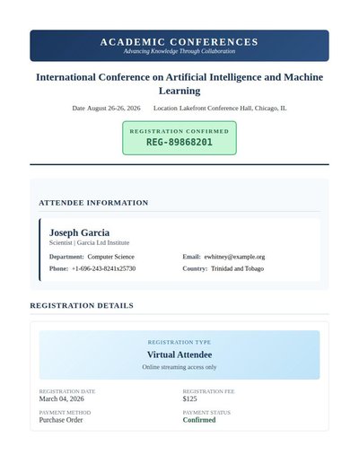 Conference Registration