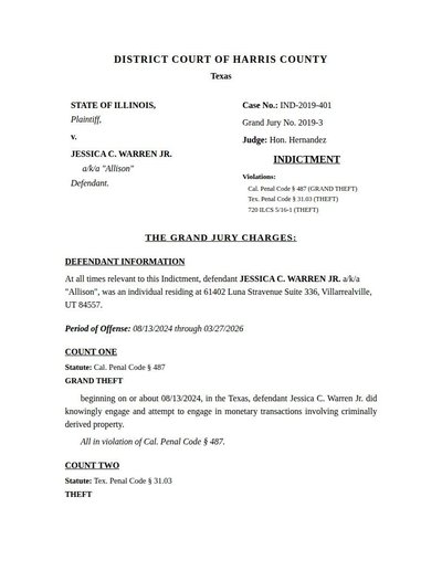Grand Jury Indictment