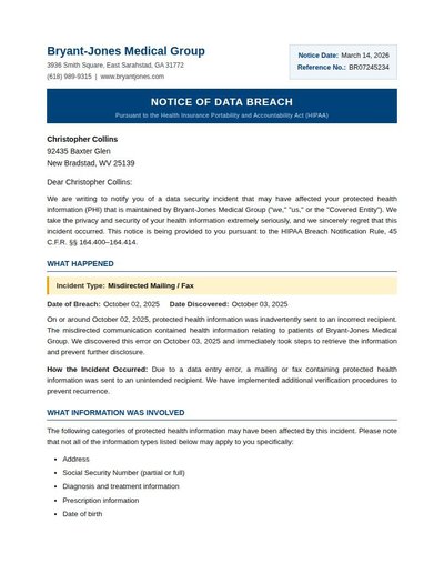 Hipaa Breach Notification