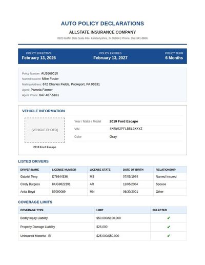 Insurance Policy Rev A