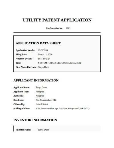 Patent Application