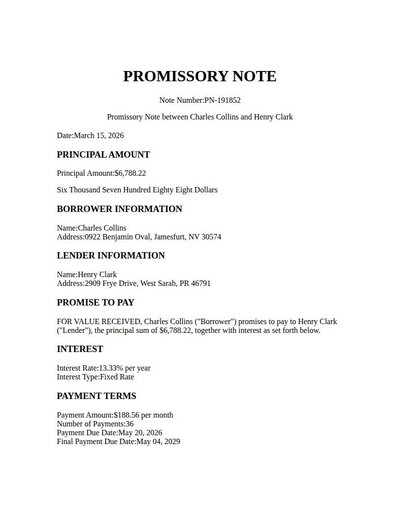 Promissory Note