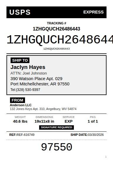 Shipping Label Rev A